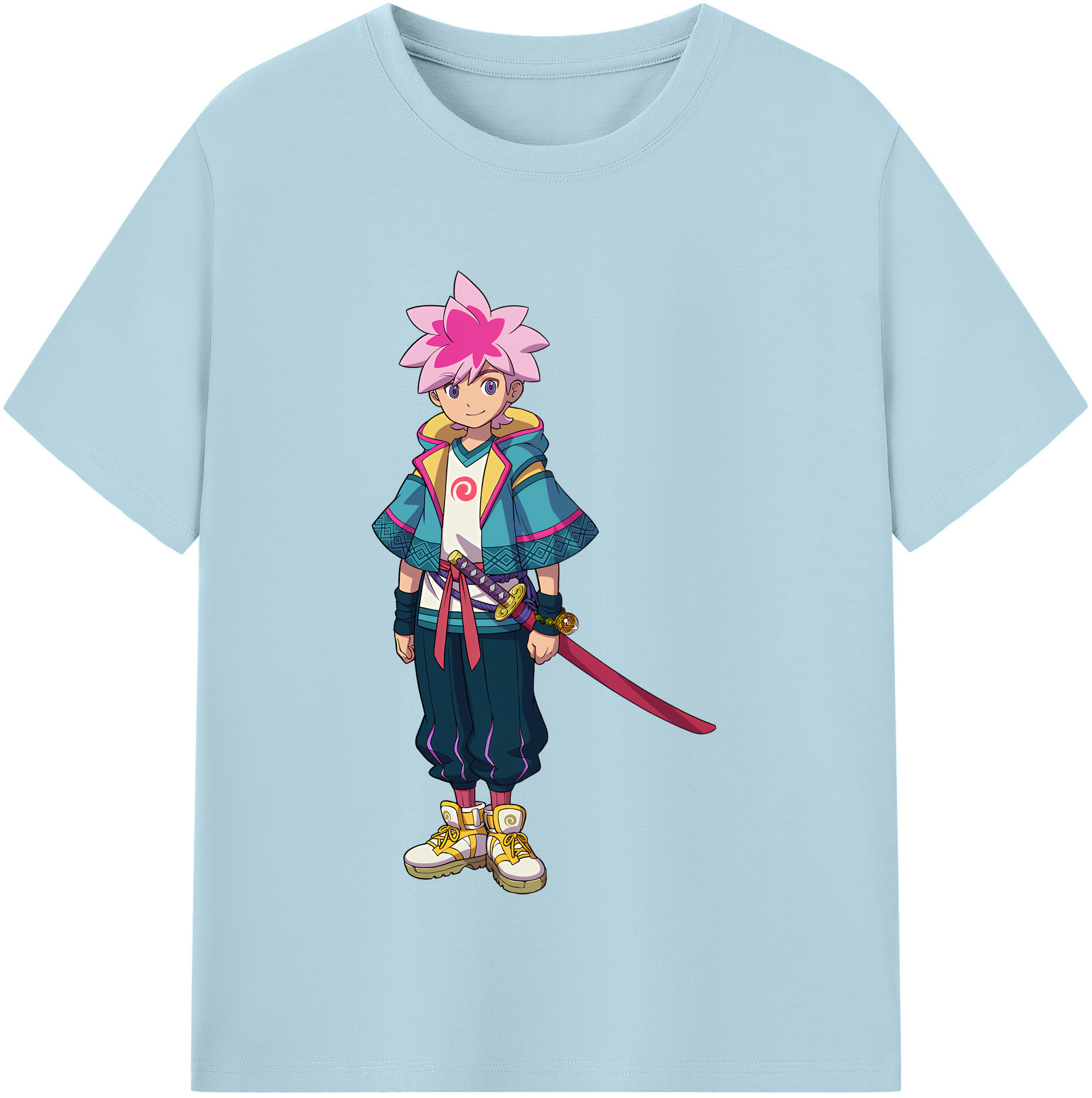 （画像用） 妖怪ウォッチ Yo-kai Watch 綿100％半袖Tシャツ（フロントプリント）